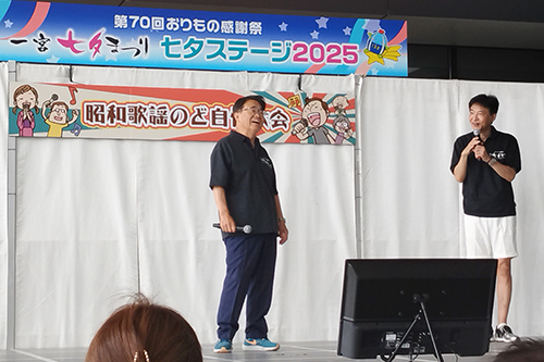 市長があいさつしている写真