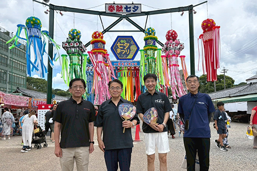 市長があいさつしている写真