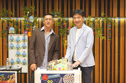 市長があいさつしている写真
