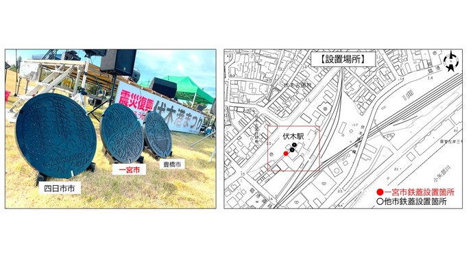 現地写真　位置図