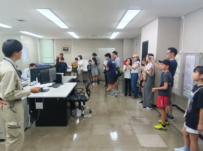 監視室見学