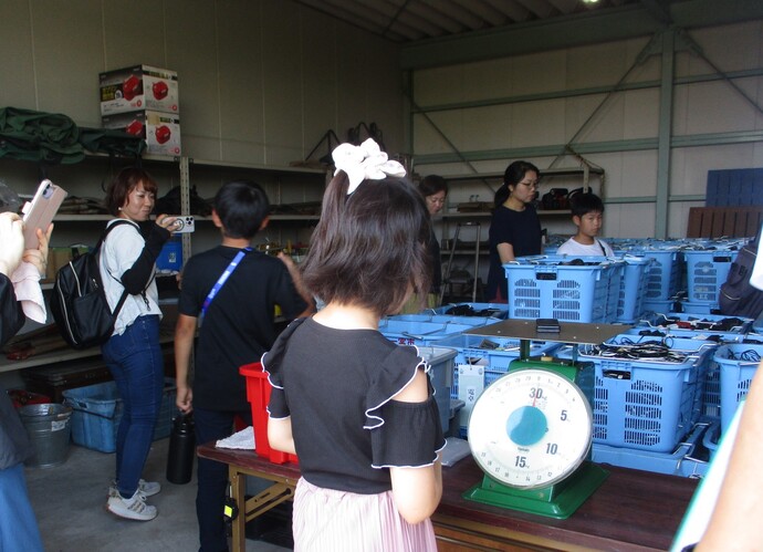 小型家電の下処理体験