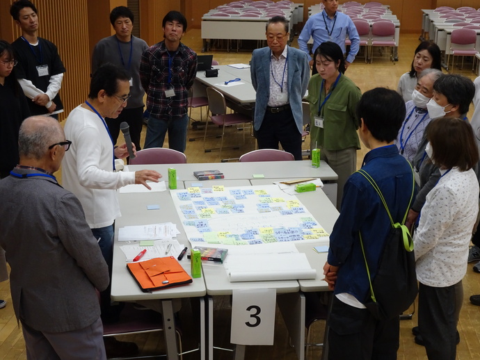 全体での共有の様子です。