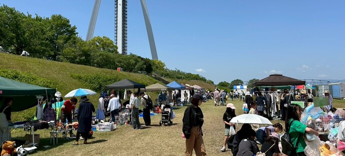 フリーマーケット写真