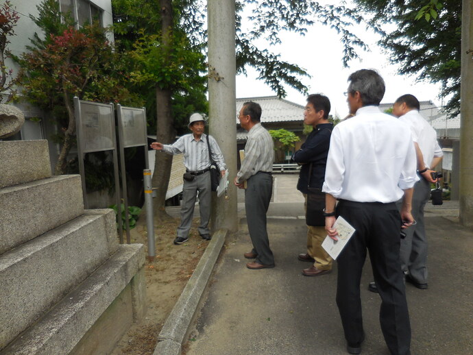 写真：ボランティアガイド