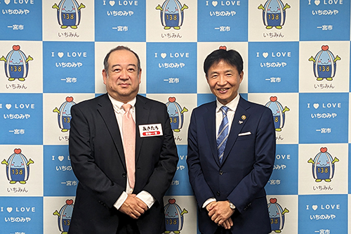 記念撮影の写真