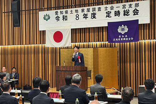 市長が講話している写真