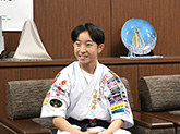 表敬訪問者の写真
