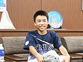 表敬訪問者の写真