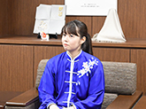 表敬訪問者の写真
