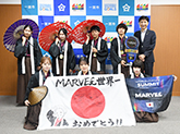 表敬訪問者の写真