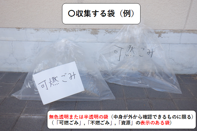 収集する袋