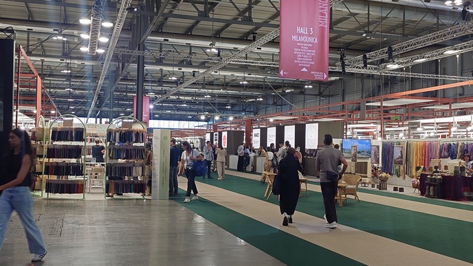ミラノウニカ会場内