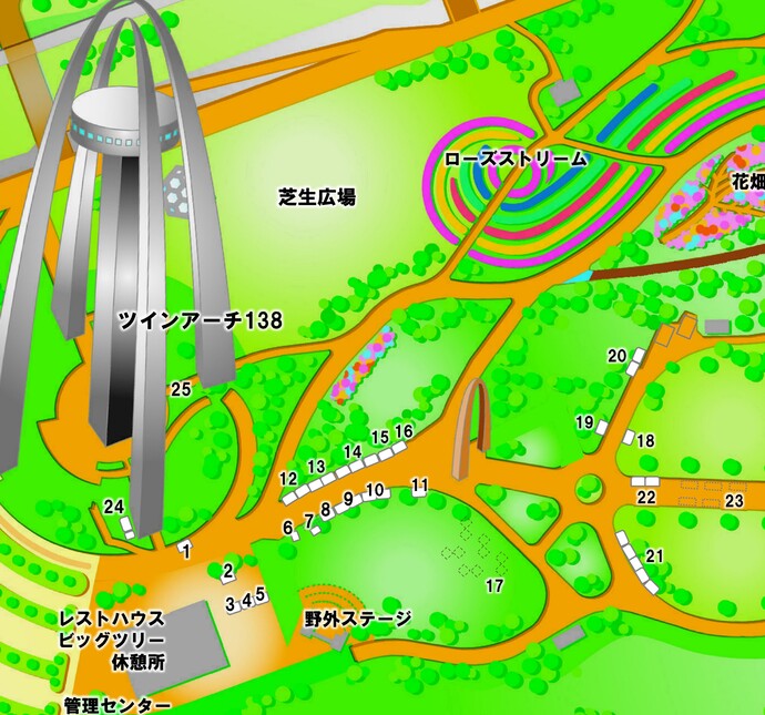 2026いちのみや秋の緑化フェアマップ